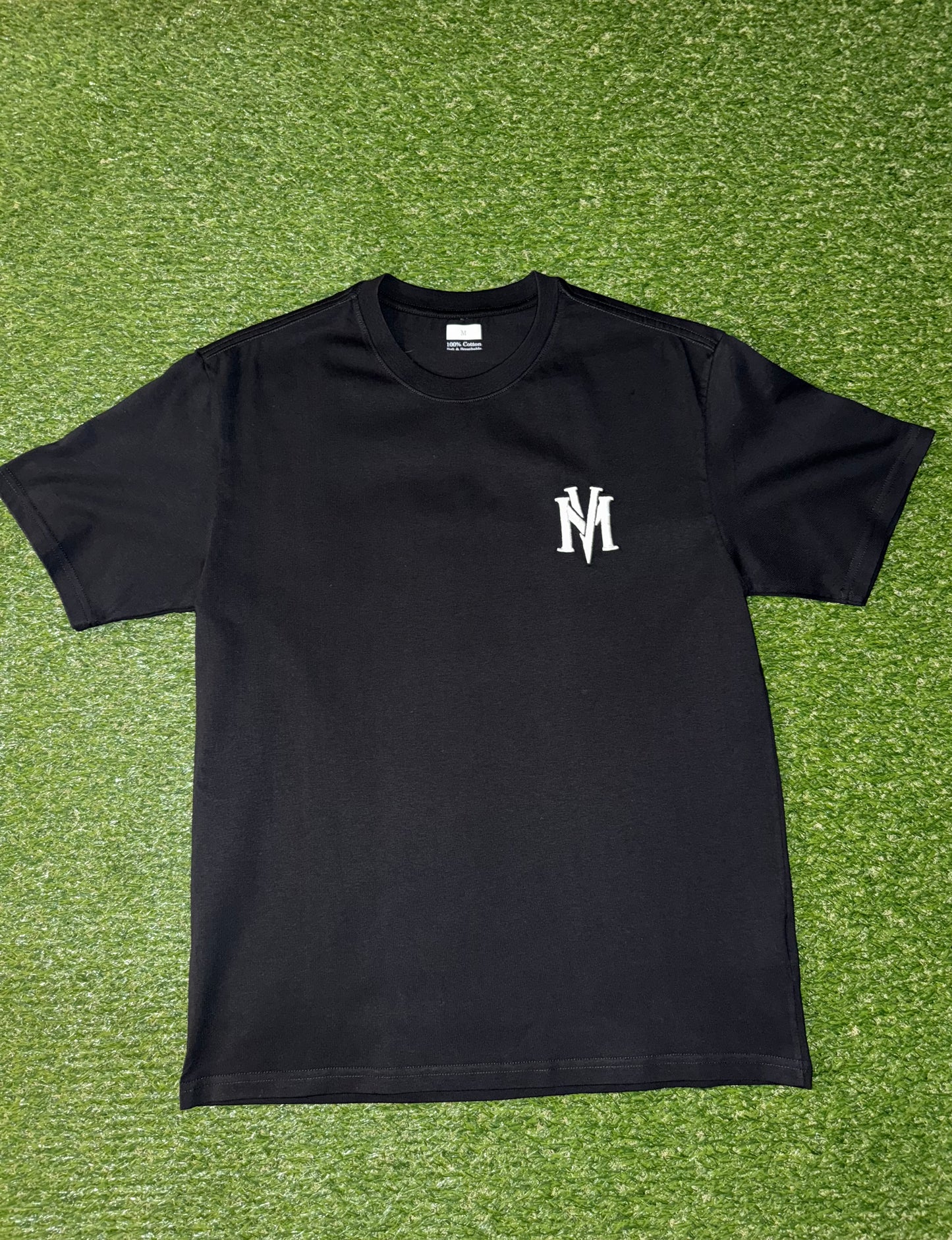 MV Black Embroidery T-Shirt