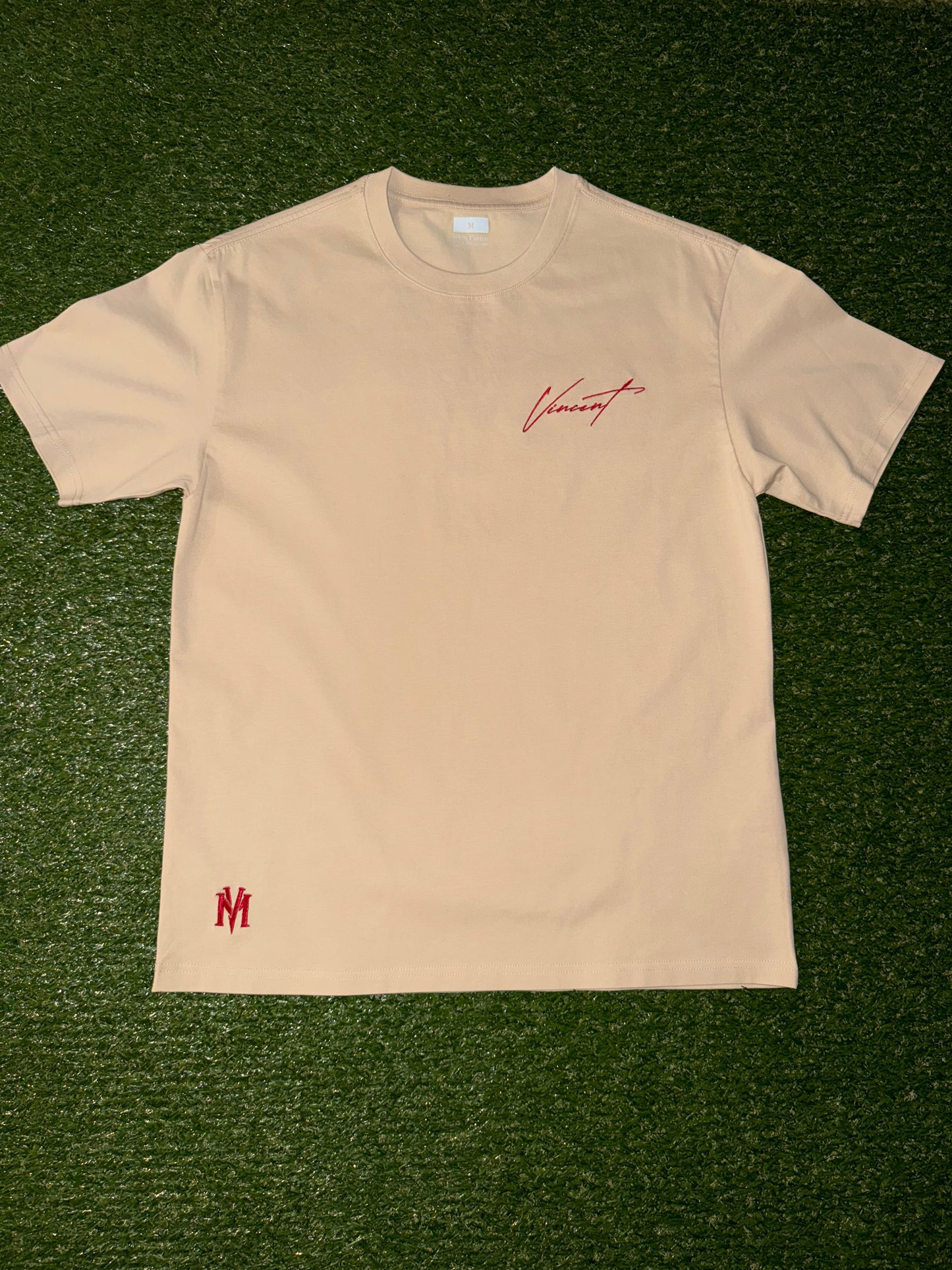 Limited* Vincent Cream/Maroon T-Shirt