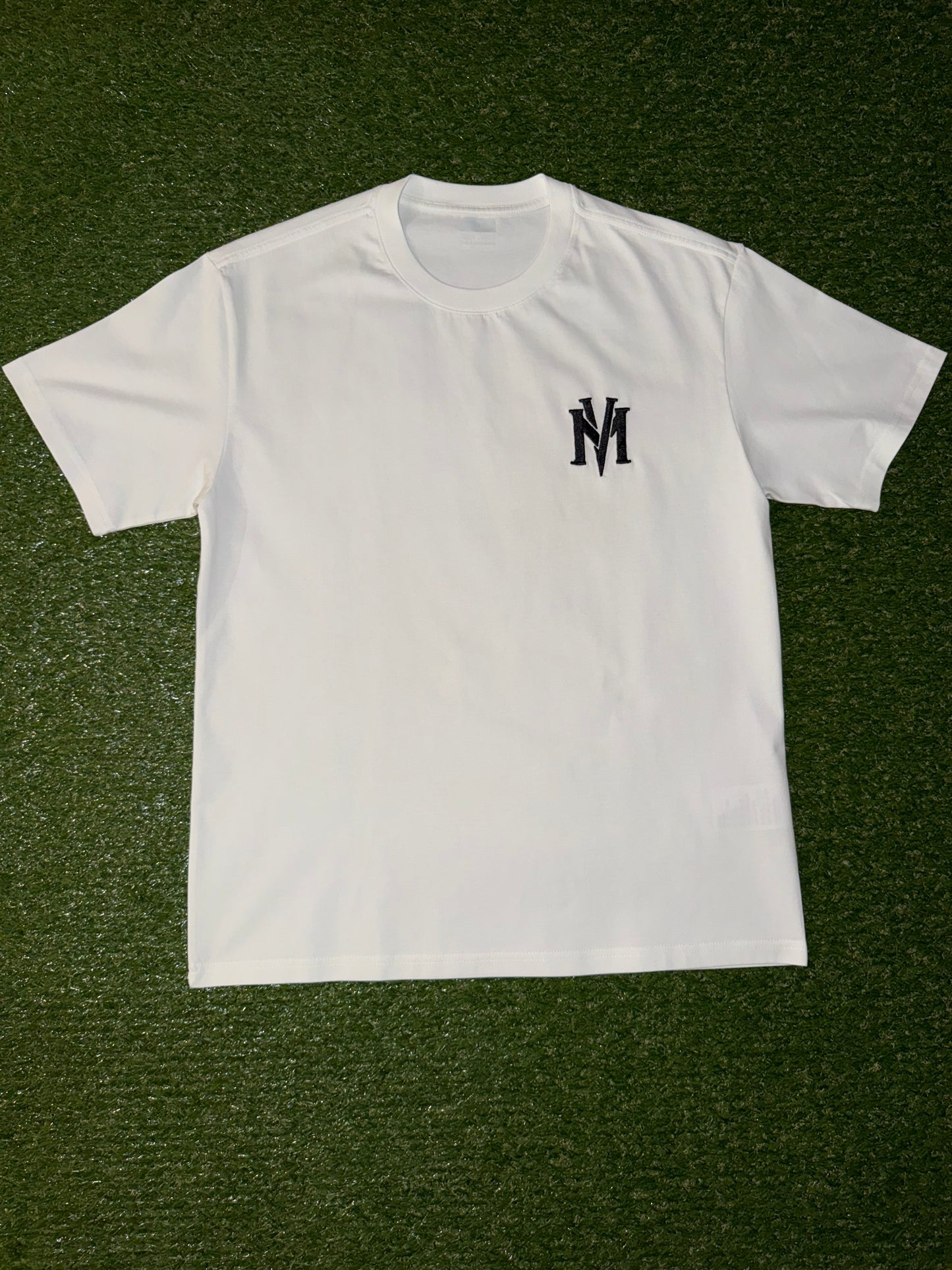 MV White Embroidery T-Shirt